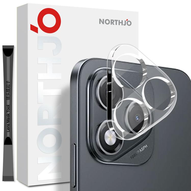 For Honor 400 Lite Global NORTHJO Camera Lens Protector 3D HD Tempered Glass Film(Clear) - For Huawei by NORTHJO | Online Shopping UK | buy2fix