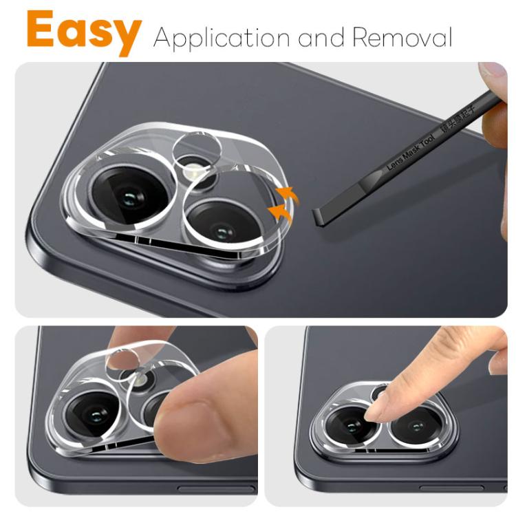 For Honor 400 Global 156.5mm 2pcs NORTHJO Camera Lens Protector 3D HD Tempered Glass Film(Clear) - For Huawei by NORTHJO | Online Shopping UK | buy2fix