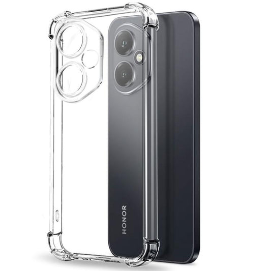 For Honor 400 Global 156.5mm NORTHJO 2 in 1 TPU Airbag Shockproof Phone Case with Screen Film(Clear) - More iPhone Cases by NORTHJO | Online Shopping UK | buy2fix