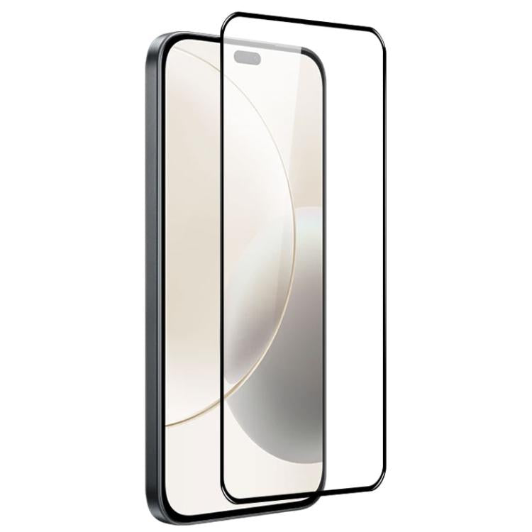 For Honor 400 Lite Global NORTHJO A++ Screen Protector Full Glue Silk Printing Tempered Glass Film(Black) - Tempered Glass Film by NORTHJO | Online Shopping UK | buy2fix