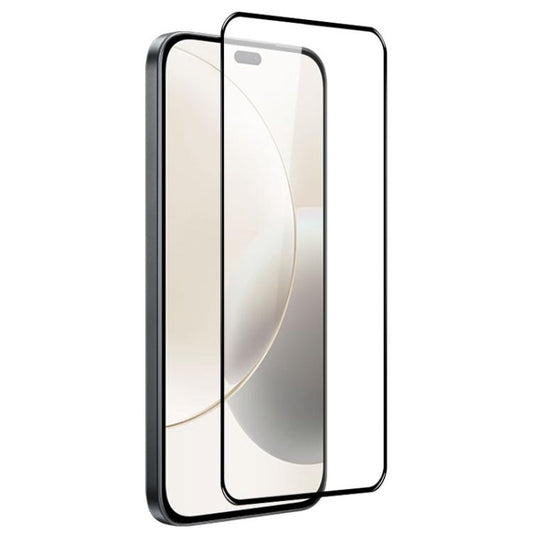 For Honor 400 Lite Global NORTHJO A++ Screen Protector Full Glue Silk Printing Tempered Glass Film(Black) - Tempered Glass Film by NORTHJO | Online Shopping UK | buy2fix