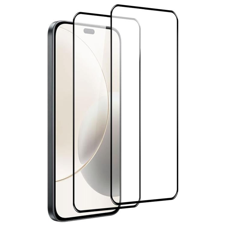 For Honor 400 Lite Global 2pcs NORTHJO A++ 0.3mm Screen Full Glue Silk Printing Tempered Glass Film - Honor Tempered Glass by NORTHJO | Online Shopping UK | buy2fix