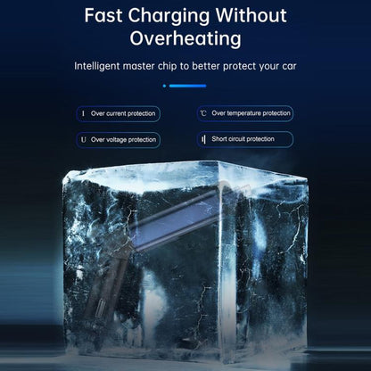 BC99 With Retractable Cable FM Transmitter PD 65W Fast Charging Laptop Phone Car Charger - Bluetooth Car Kits by buy2fix | Online Shopping UK | buy2fix