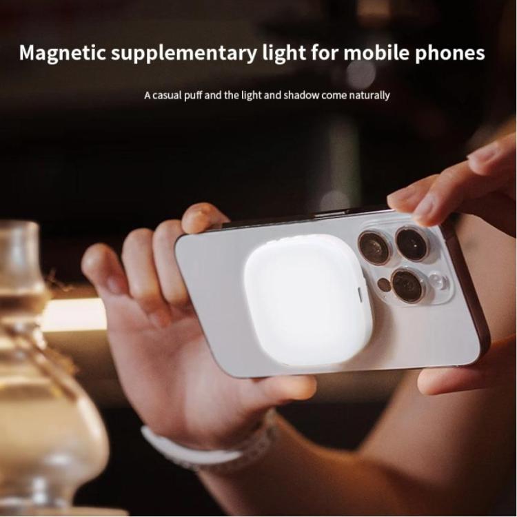 AL80 Portable 360 Degree Rotatable Magnetic Selfie Fill Light LED Fill Lamp(Black) - Selfie Light by buy2fix | Online Shopping UK | buy2fix