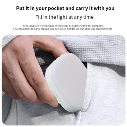 AL80 Portable 360 Degree Rotatable Magnetic Selfie Fill Light LED Fill Lamp(Black) - Selfie Light by buy2fix | Online Shopping UK | buy2fix