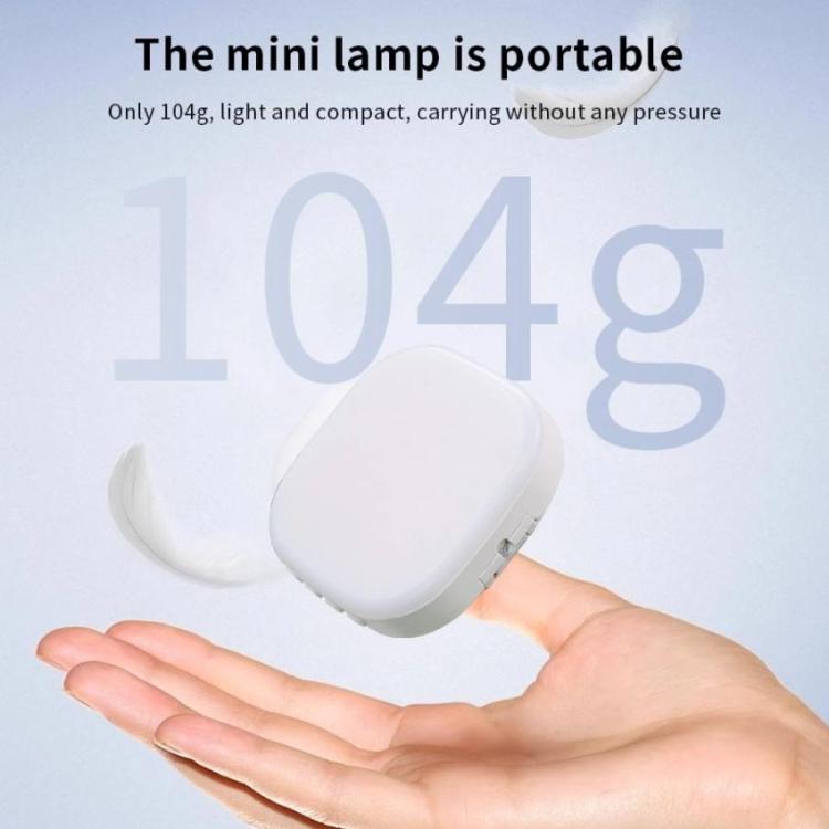 AL80 Portable 360 Degree Rotatable Magnetic Selfie Fill Light LED Fill Lamp(White) - Selfie Light by buy2fix | Online Shopping UK | buy2fix