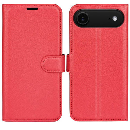 For iPhone Air Litchi Texture Horizontal Flip Leather Phone Case with Holder(Red) - iPhone Air Cases by buy2fix | Online Shopping UK | buy2fix
