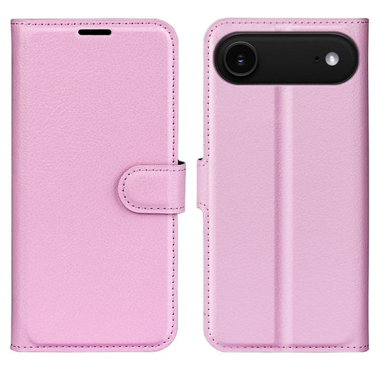 For iPhone Air Litchi Texture Horizontal Flip Leather Phone Case with Holder(Pink) - iPhone Air Cases by buy2fix | Online Shopping UK | buy2fix
