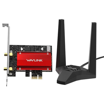 WAVLINK WN685BE3-A Tri-Band BE200 Wireless Adapter Desktop PC WiFi 7 BE8800 Pcie Card - USB Network Adapter by WAVLINK | Online Shopping UK | buy2fix