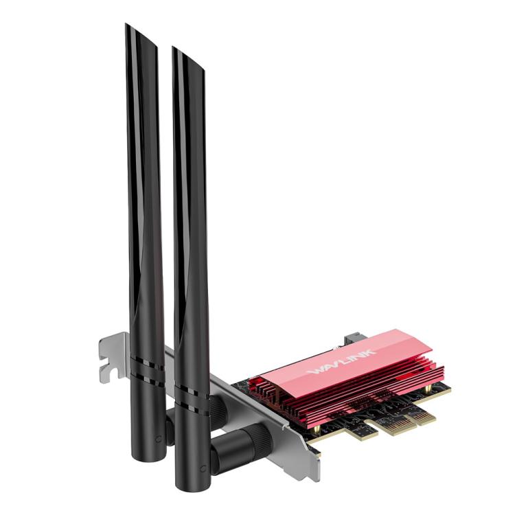 WAVLINK WN685BE3-B BE8800 2.4GHz 5GHz 6GHz WiFi 7 Tri-Band PCI-E Wireless Network Card - USB Network Adapter by WAVLINK | Online Shopping UK | buy2fix