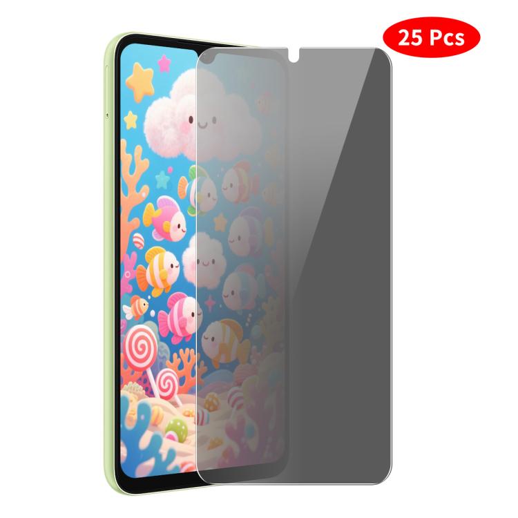 For Samsung Galaxy A25 5G Global JUNSUNMAY 25pcs Privacy Screen Protector Tempered Glass Film - Galaxy Tempered Glass by JUNSUNMAY | Online Shopping UK | buy2fix