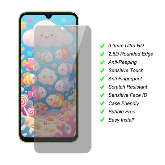 For Samsung Galaxy A25 5G Global JUNSUNMAY 25pcs Privacy Screen Protector Tempered Glass Film - Galaxy Tempered Glass by JUNSUNMAY | Online Shopping UK | buy2fix