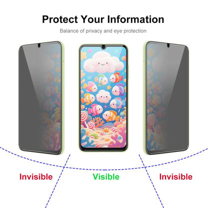 For Samsung Galaxy A25 5G Global JUNSUNMAY 25pcs Privacy Screen Protector Tempered Glass Film - Galaxy Tempered Glass by JUNSUNMAY | Online Shopping UK | buy2fix
