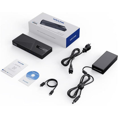 WAVLINK UG69PD24 12-in-1 PD 100W Charging Displaylink Docking Station For Thunderbolt 4 / 3(US Plug) -  by WAVLINK | Online Shopping UK | buy2fix