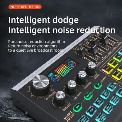 X9 48V Phantom Power Bluetooth Audio Mixer 4-Channel USB Sound Card Voice Changer - Live Sound Effects Processors by buy2fix | Online Shopping UK | buy2fix