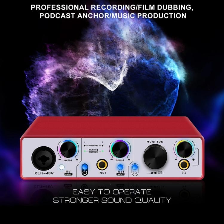 Solo3 24 Bit 2 In 2 Out Professional Audio Sound Card Recording Device - Live Sound Effects Processors by buy2fix | Online Shopping UK | buy2fix
