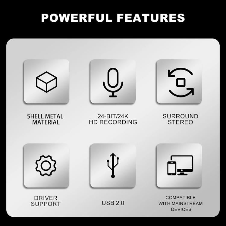 Solo3 24 Bit 2 In 2 Out Professional Audio Sound Card Recording Device - Live Sound Effects Processors by buy2fix | Online Shopping UK | buy2fix