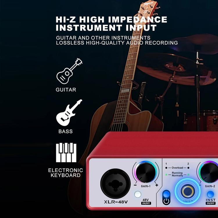 Solo3 24 Bit 2 In 2 Out Professional Audio Sound Card Recording Device - Live Sound Effects Processors by buy2fix | Online Shopping UK | buy2fix