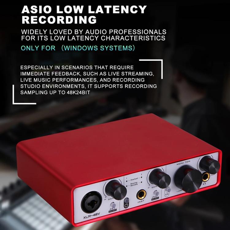 Solo3 24 Bit 2 In 2 Out Professional Audio Sound Card Recording Device - Live Sound Effects Processors by buy2fix | Online Shopping UK | buy2fix