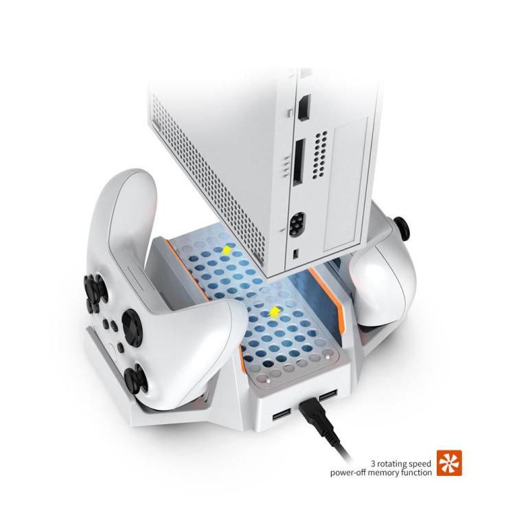For Xbox Series S / X DOBE TYX-0663 Vertical Cooling Charging Stand Dual Controller Holder Base - Holder by DOBE | Online Shopping UK | buy2fix