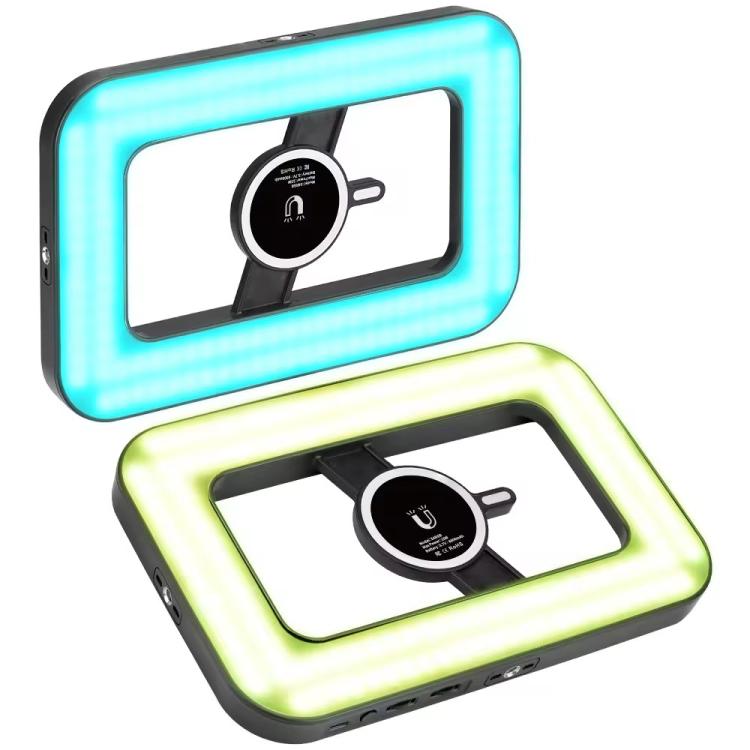 S4 RGB For Live Streaming / Photography Magnetic Phone Video Light Full Color Fill Light - Selfie Light by buy2fix | Online Shopping UK | buy2fix