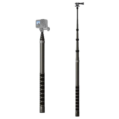JMARY MT-65 For Action Cameras 3m Carbon Fiber Selfie Stick Monopod 5 Section Extension Pole - Extendable Pole by Jmary | Online Shopping UK | buy2fix