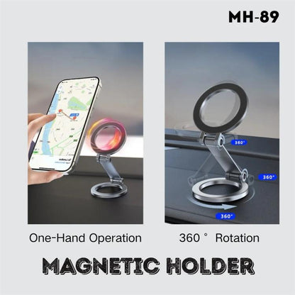 Jmary MH-89 Folding Adjustable Car Magnetic Phone Holder - Universal Car Holders by Jmary | Online Shopping UK | buy2fix