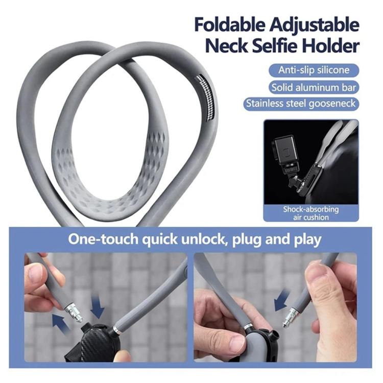 JMARY MG-01 For Phone Action Camera POV / Vlog Selfie Mount Neck Mount Hand Free Holder - Holder by Jmary | Online Shopping UK | buy2fix