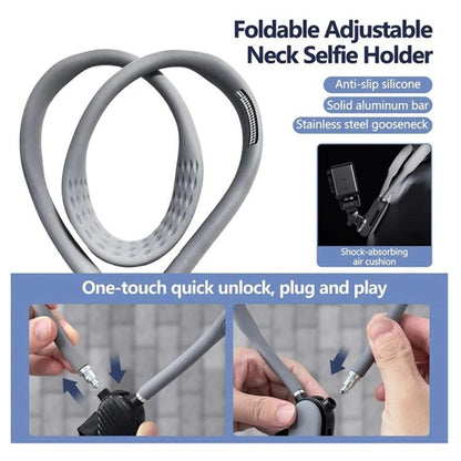 JMARY MG-01 For Phone Action Camera POV / Vlog Selfie Mount Neck Mount Hand Free Holder - Holder by Jmary | Online Shopping UK | buy2fix