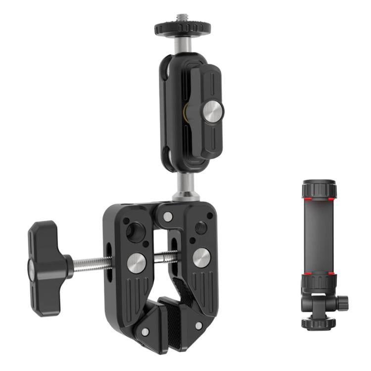 JMARY MS-90 For Action Cameras Super Clamp Mount Magic Arm Double Ball Head Adapter - Holder by Jmary | Online Shopping UK | buy2fix