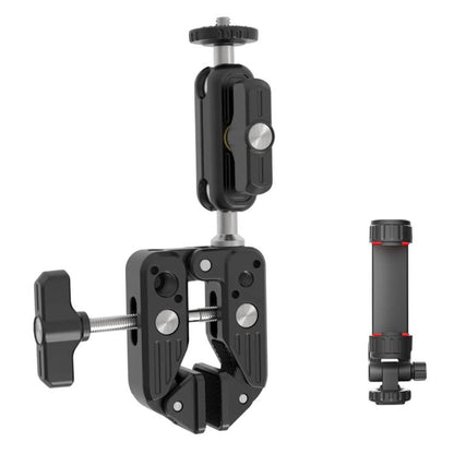 JMARY MS-90 For Action Cameras Super Clamp Mount Magic Arm Double Ball Head Adapter - Holder by Jmary | Online Shopping UK | buy2fix