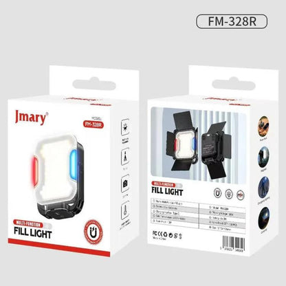 JMARY FM-328R Adjustable Color Temperature Outdoor Camping LED Light Portable Video Fill Light -  by Jmary | Online Shopping UK | buy2fix
