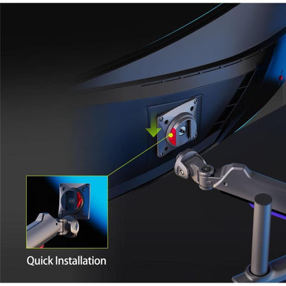 NORTH BAYOU G80 32-60 inch Curved Display Gaming Monitor Desk Stand Monitor Support Arm - TV Brackets & Mounts by buy2fix | Online Shopping UK | buy2fix