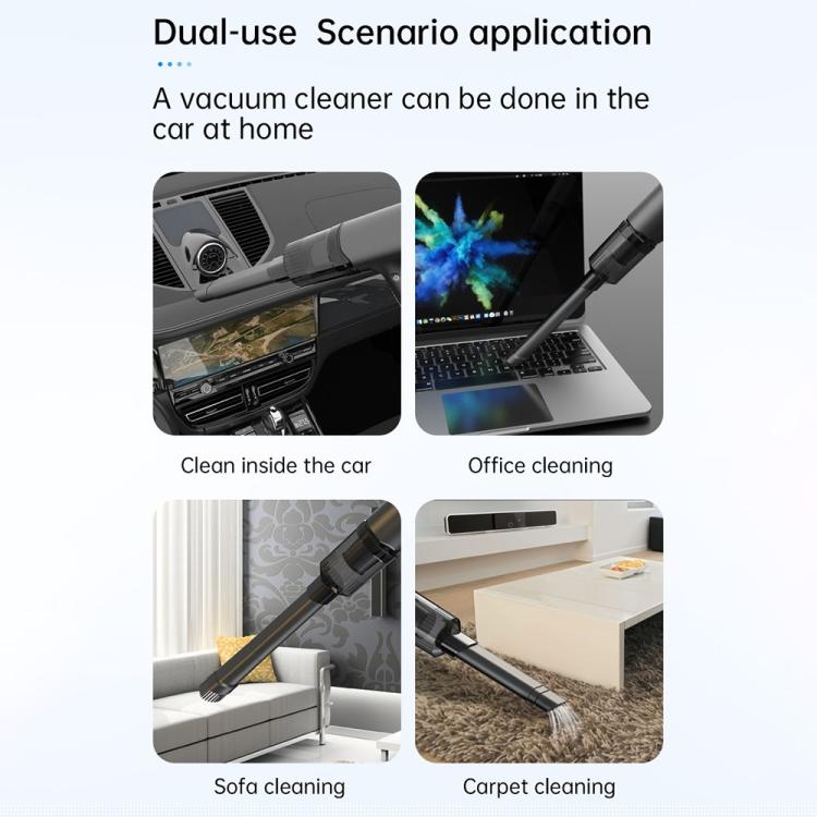 V16S With 200ml Dust Box Rechargeable Dust Blower Portable Handheld Car Vacuum Cleaner - Vacuum Cleaner by buy2fix | Online Shopping UK | buy2fix