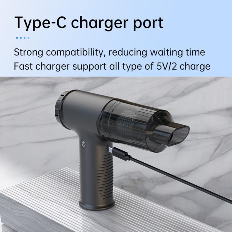 V16S With 200ml Dust Box Rechargeable Dust Blower Portable Handheld Car Vacuum Cleaner - Vacuum Cleaner by buy2fix | Online Shopping UK | buy2fix