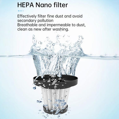 V16D 7 Nozzles 2 in 1 Car Vacuum Cleaner Powerful Suction Rechargeable Handheld Dust Blower - Vacuum Cleaner by buy2fix | Online Shopping UK | buy2fix