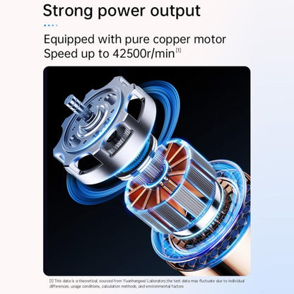 V16D 7 Nozzles 2 in 1 Car Vacuum Cleaner Powerful Suction Rechargeable Handheld Dust Blower - Vacuum Cleaner by buy2fix | Online Shopping UK | buy2fix