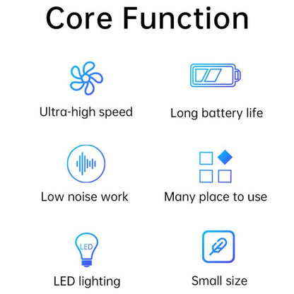 D16 For Car PC Keyboard 50W 42500RPM Portable Rechargeable Wireless Handheld Dust Blower - Vacuum Cleaner by buy2fix | Online Shopping UK | buy2fix