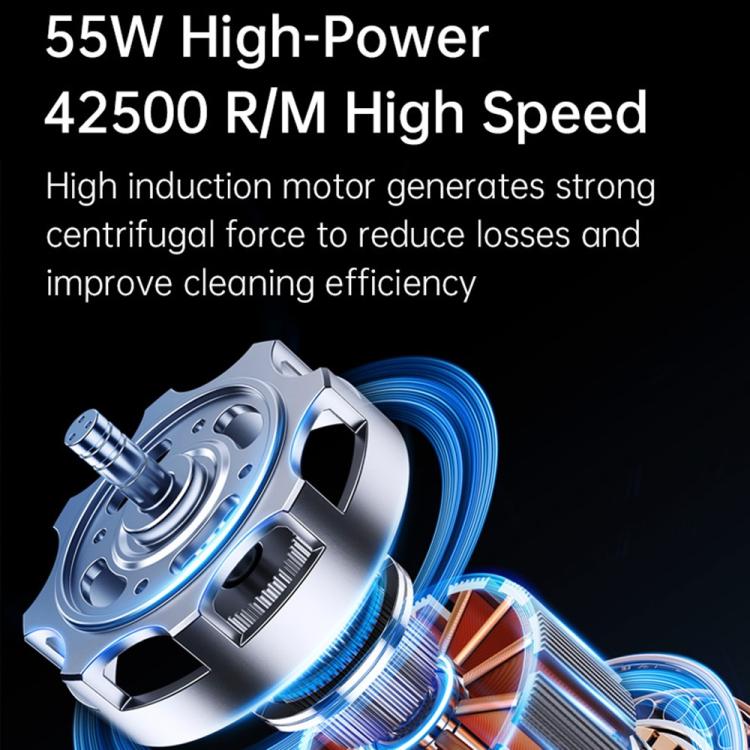 D16 For Car PC Keyboard 50W 42500RPM Portable Rechargeable Wireless Handheld Dust Blower - Vacuum Cleaner by buy2fix | Online Shopping UK | buy2fix