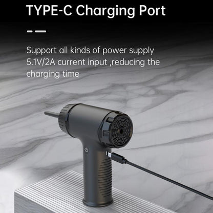 D16 For Car PC Keyboard 50W 42500RPM Portable Rechargeable Wireless Handheld Dust Blower - Vacuum Cleaner by buy2fix | Online Shopping UK | buy2fix