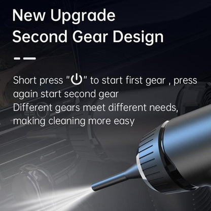 D16 For Car PC Keyboard 50W 42500RPM Portable Rechargeable Wireless Handheld Dust Blower - Vacuum Cleaner by buy2fix | Online Shopping UK | buy2fix