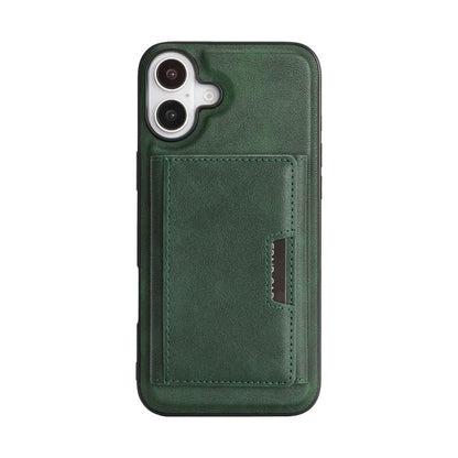 For iPhone 17 Kalebol Strong Magnetic MagSafe Tri-Fold Wallet Leather Phone Case(Green) - iPhone 17 Cases by Kalebol | Online Shopping UK | buy2fix