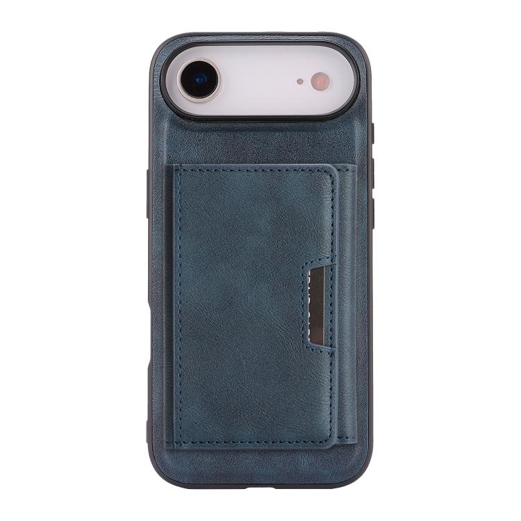 For iPhone Air Kalebol Strong Magnetic MagSafe Tri-Fold Wallet Leather Phone Case(Blue) - iPhone Air Cases by Kalebol | Online Shopping UK | buy2fix