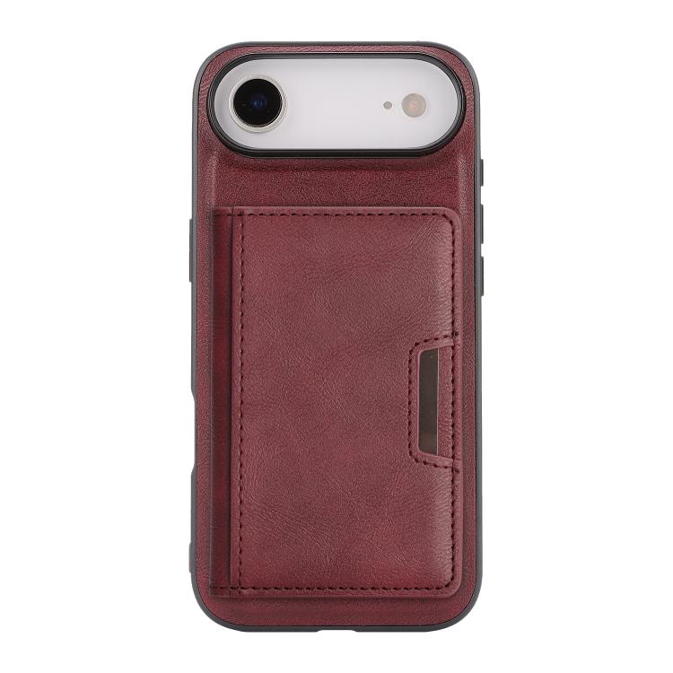 For iPhone 17 Air Kalebol Strong MagSafe Magnetic Two-Fold Card Bag Leather Phone Case(Red) - iPhone 17 Air Cases by Kalebol | Online Shopping UK | buy2fix