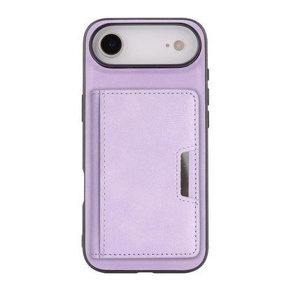 For iPhone 17 Air Kalebol Strong MagSafe Magnetic Two-Fold Card Bag Leather Phone Case(Purple) - iPhone 17 Air Cases by Kalebol | Online Shopping UK | buy2fix