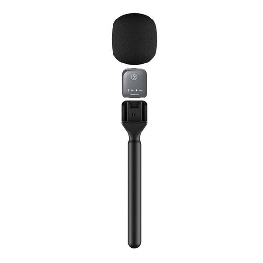 XWJ70 Portable Wireless Microphone Boom Professional Interview Recording Microphone Handheld Stick(Black)