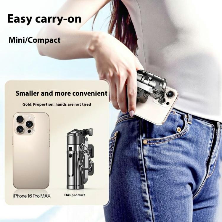 P25 Extendable Anti-shake Four-Legged Stand Portable Handheld Phone Selfie Stick(White) - Selfie Sticks by buy2fix | Online Shopping UK | buy2fix