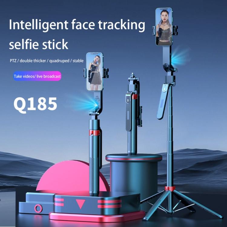 Q185 Smart Auto Tracking Phone Live Streaming Stand AI Selfie Stick Handheld Gimbal Stabilizer - Selfie Sticks by buy2fix | Online Shopping UK | buy2fix