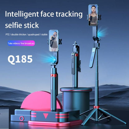 Q185 Smart Auto Tracking Phone Live Streaming Stand AI Selfie Stick Handheld Gimbal Stabilizer - Selfie Sticks by buy2fix | Online Shopping UK | buy2fix