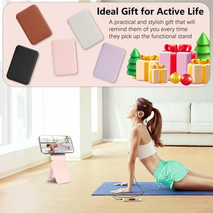 Magnetic MagSafe Tripod Holder(Pink) - Desktop Holder by buy2fix | Online Shopping UK | buy2fix